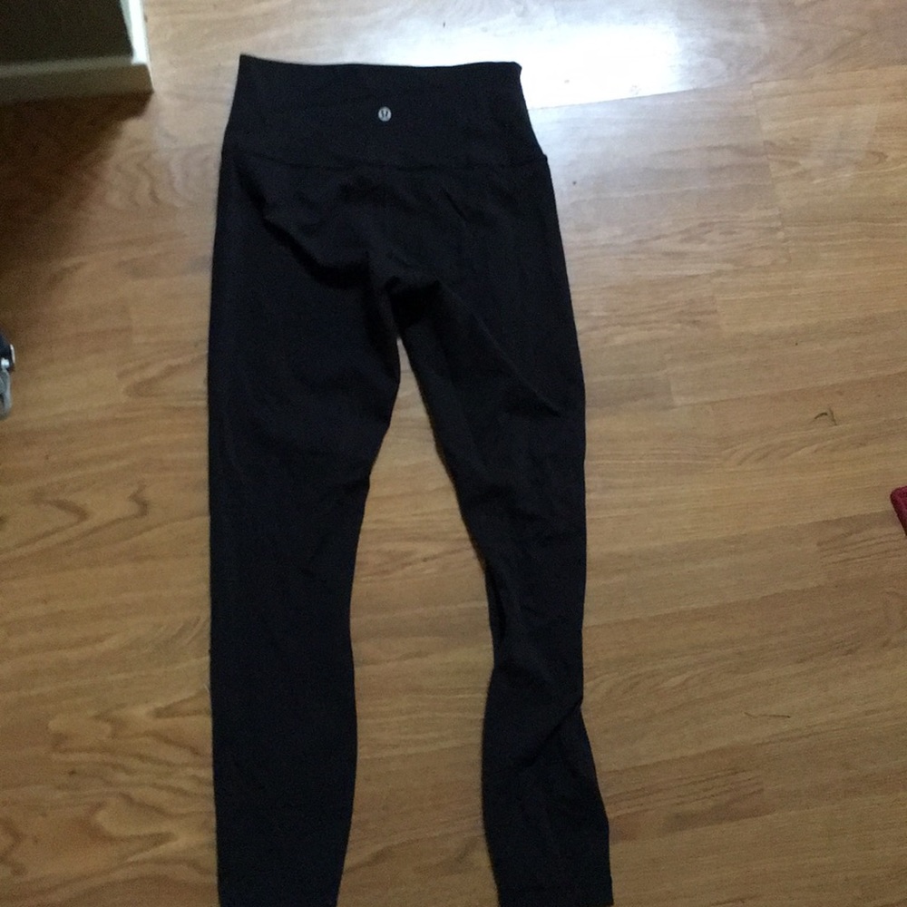 LuLu Lemon Wonder Under Hi-Rise Black Leggings
